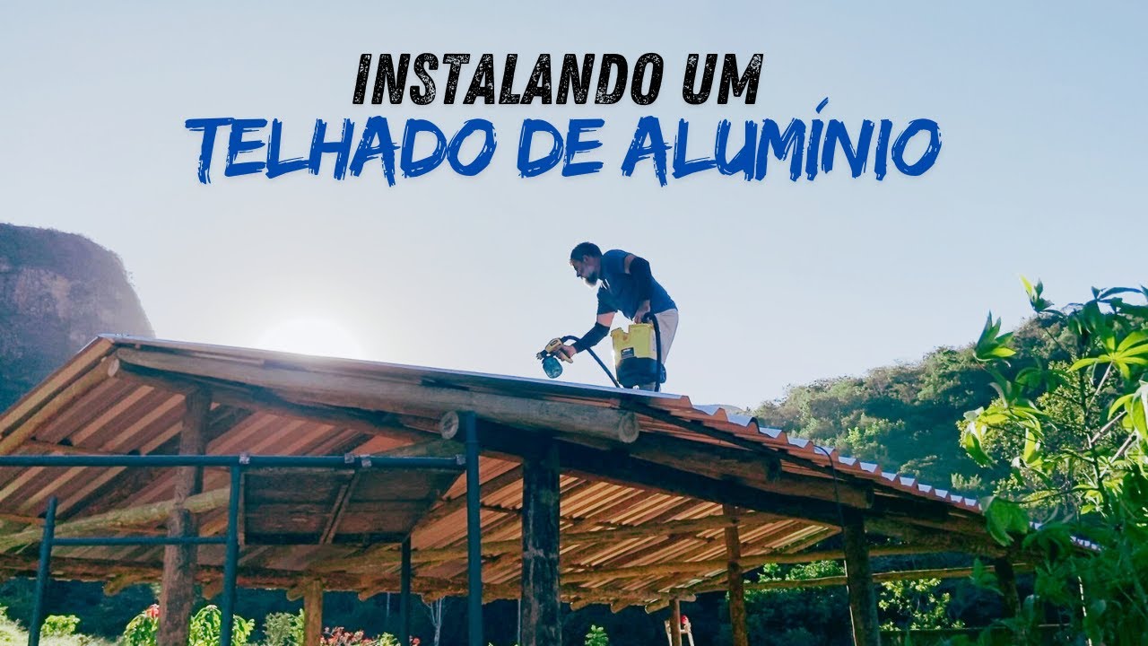 COMO INSTALAR TELHA GALVANIZADO NO CAIBRO DE MADEIRA ROLIÇA - PARAFUSO NO CANAL ALTO - P2