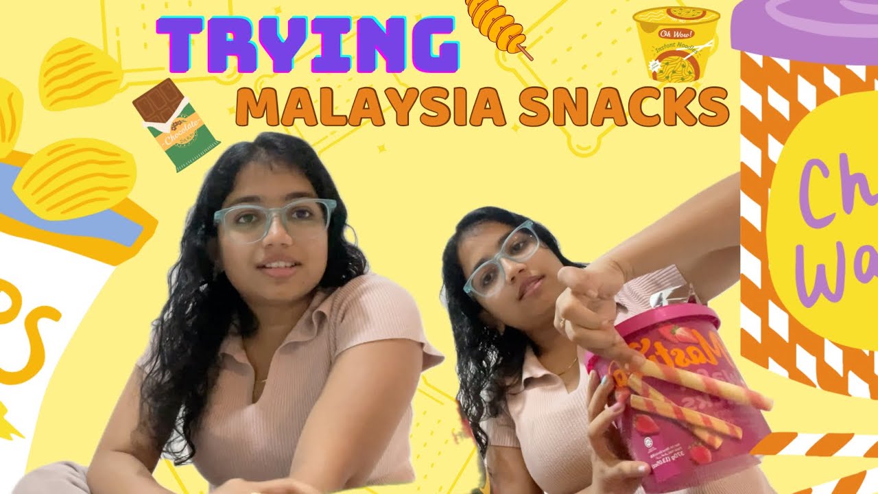 TRYING SNACKS FROM MALAYSIA🌮🍕🥨