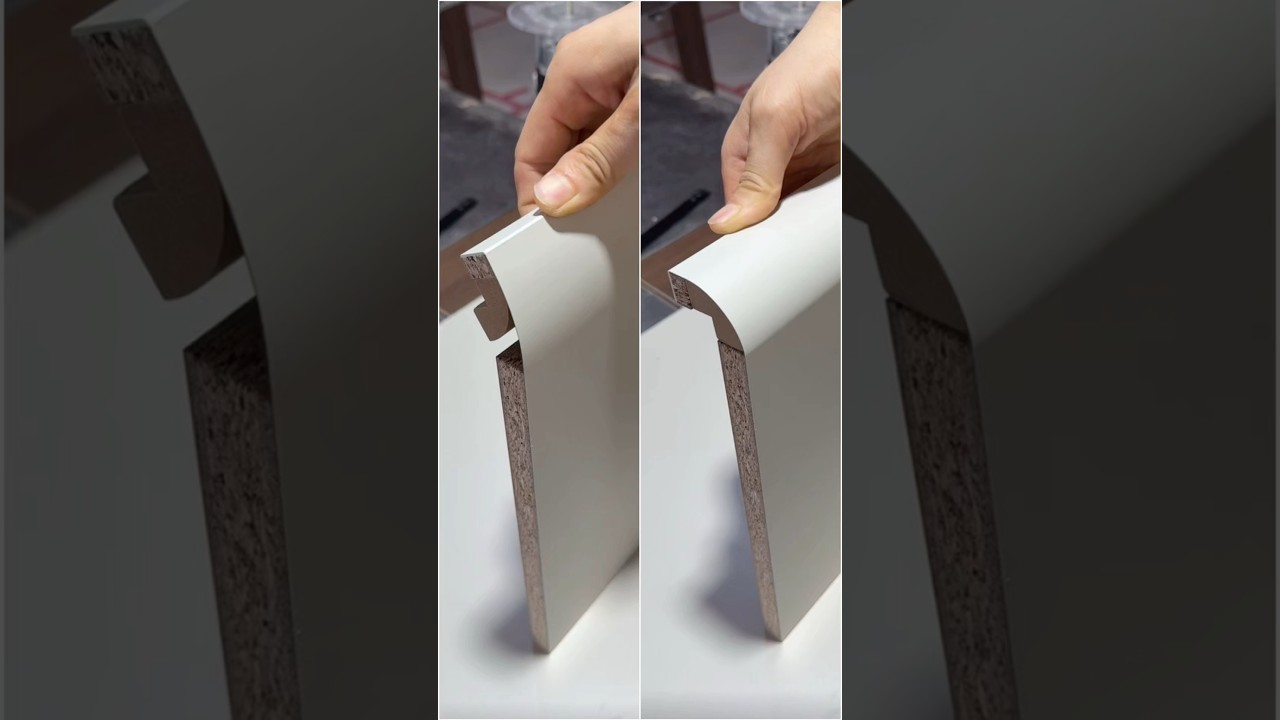 Smooth and perfect curved corner joinery &mdash; DIY like a pro! 🪵✨ #diymecha