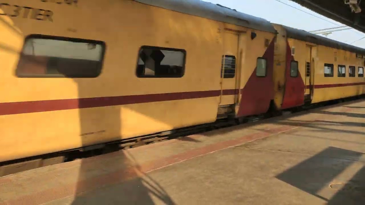 16614 Rajkot Express Flat 110km Speed Skipping Yadgir Railway Station