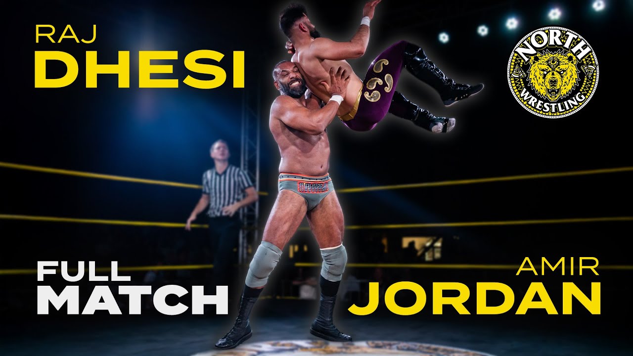 Raj Dhesi vs Amir Jordan | FULL MATCH  (Stu Hart Heritage Title, Hard Hitting Match, WWE NXT UK)