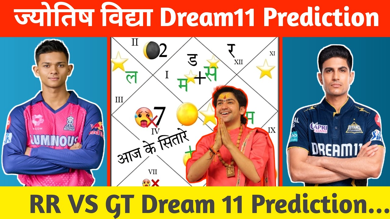 GT VS RR Jyotish Dream 11 | Rr vs Gt Dream 11 Prediction , gt vs rr dream 11 team