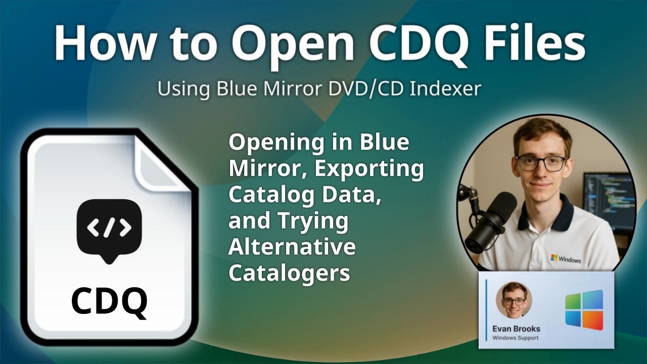 Как открыть файлы CDQ (Blue Mirror DVD/CD Indexer)