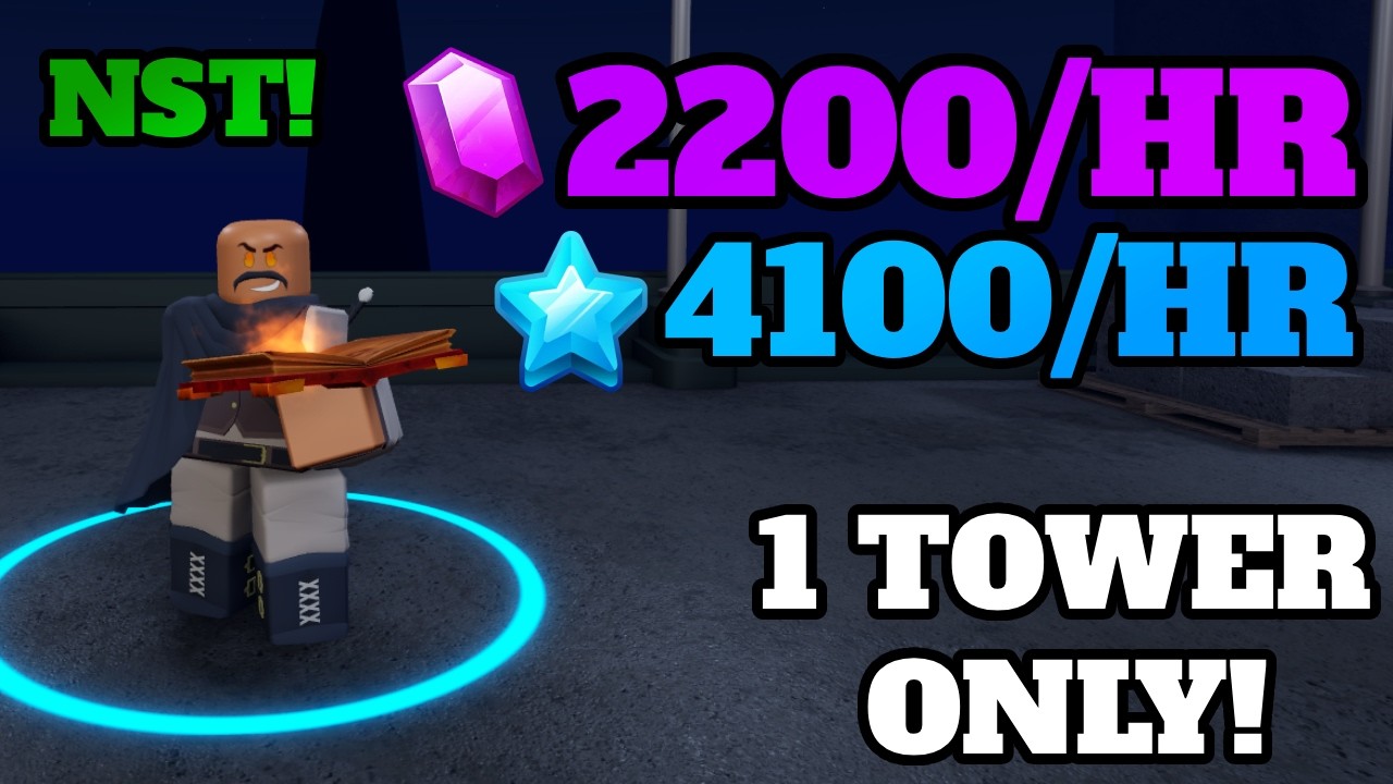 EASIEST Gem Grinding Method 2200 Gems Every Hour! (53,000 A DAY!)│Tower Defense Simulator #tds