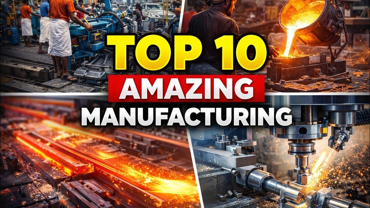 Top 10 Amazing Manufacturing Processes in Tamil Industry | How Things Are Made
