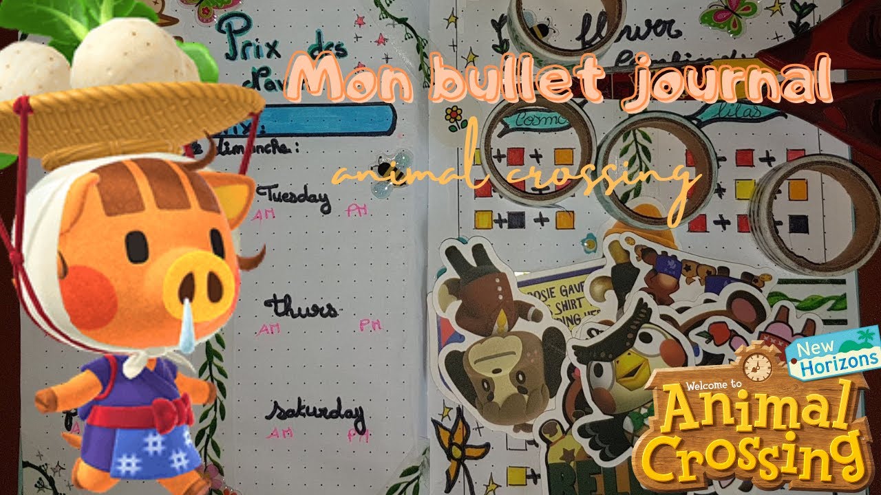 MON BULLET JOURNAL ANIMAL CROSSING #2 {ANIMAL CROSSING NEW HORIZONS}