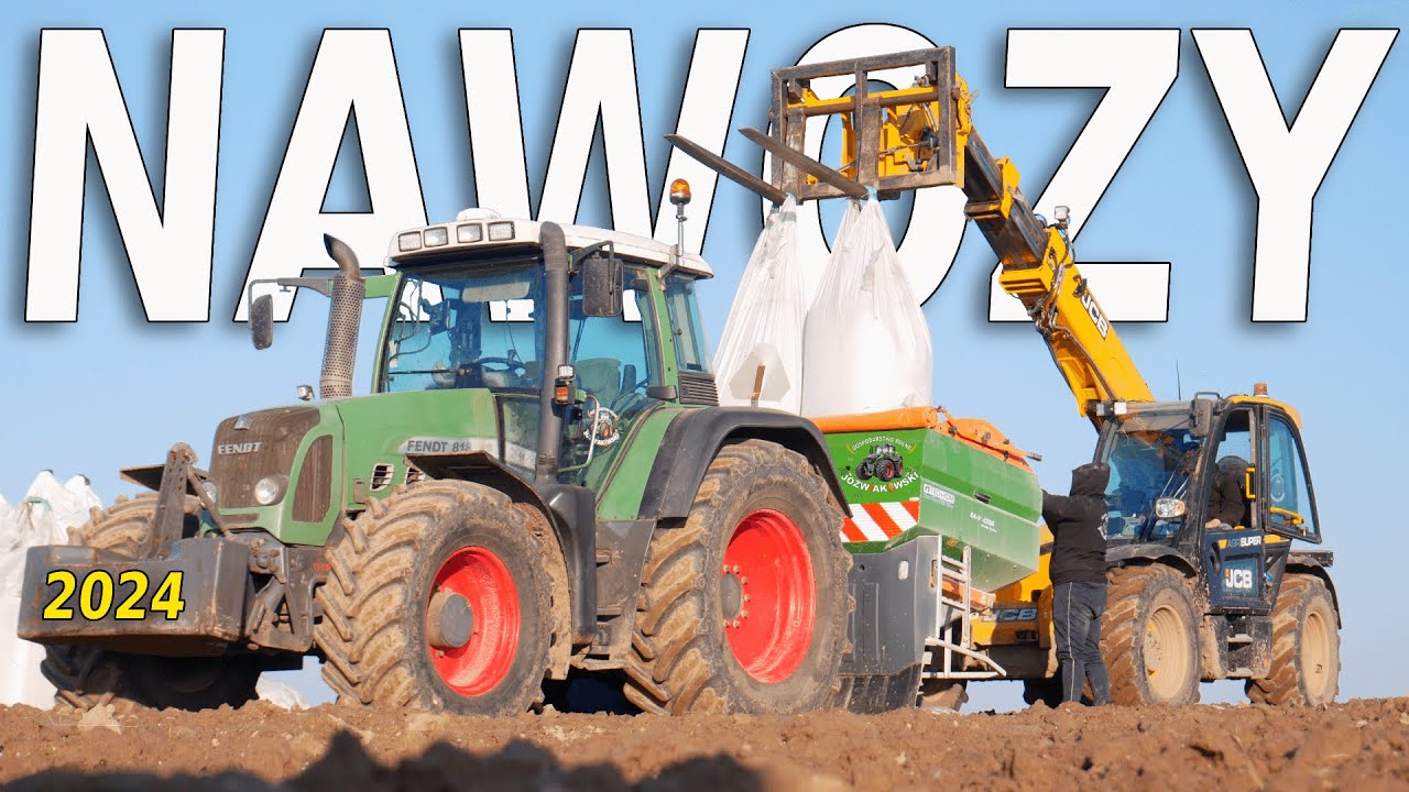 🇵🇱☆Oporowa Wiosna 2024 w GR.Jóźwiakowski🇵🇱☆ Nawozy & Wapno ☆ Fendt & Valtra & JCB ☆ MafiaBolsko