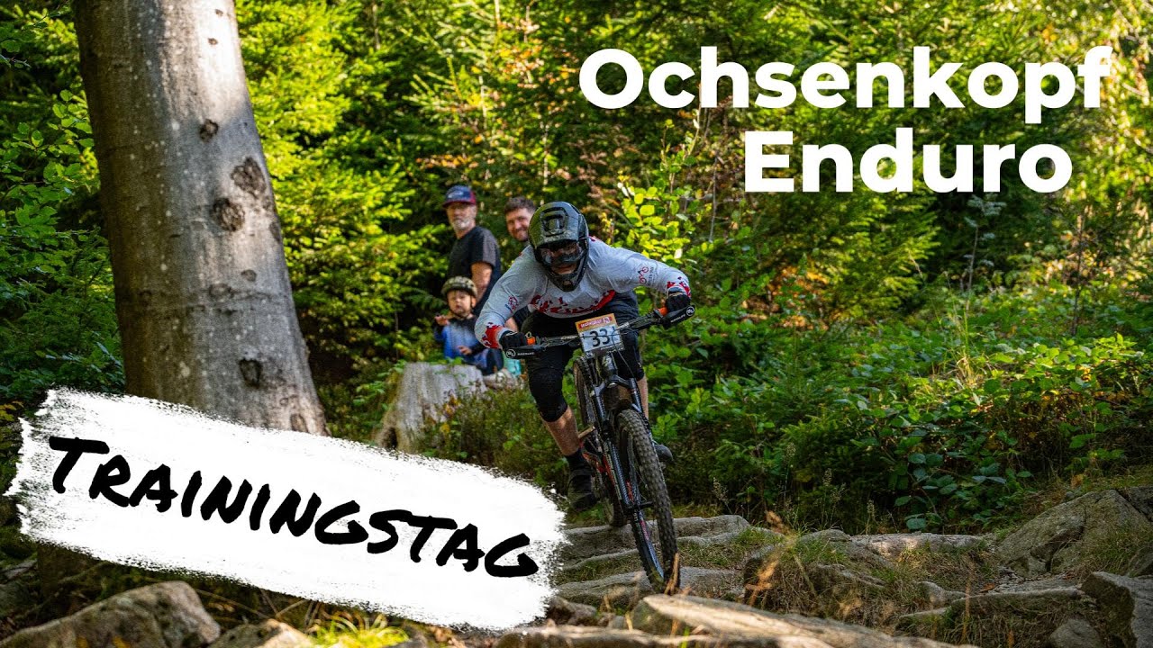 Ich trainiere auf den Stages des Ochsenkopf Enduro 2025 - Paul Gröbner 