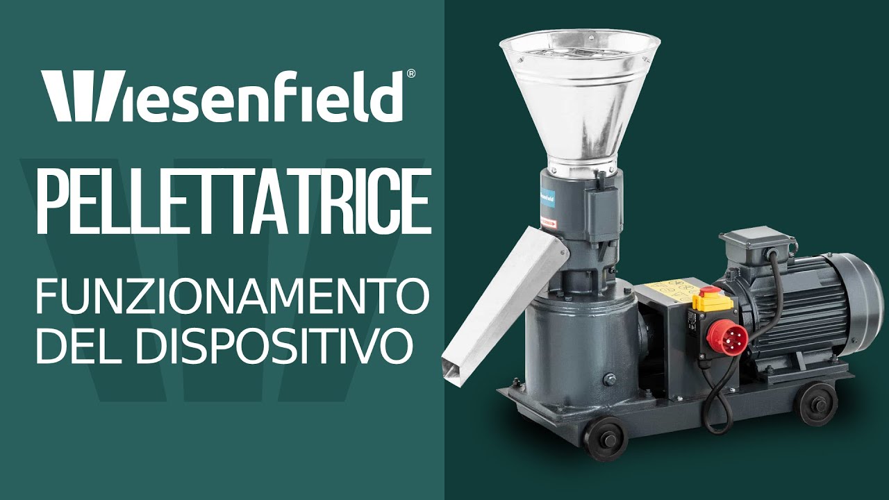 Pellettatrice Wiesenfield WIE-PM-500 | Funzionamento del dispositivo