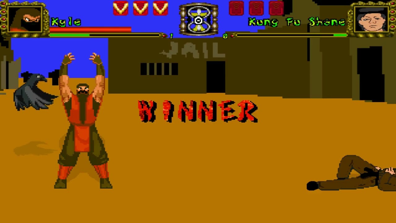 MUGEN: カイル (操作) VS カンフーシェーン