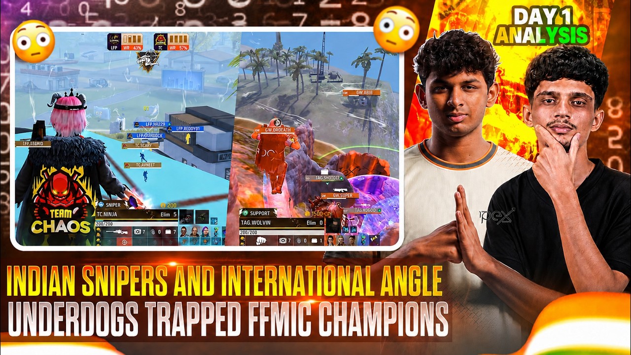 INDIAN SNIPERS 🇮🇳 & INTERNATIONAL ANGLE✅ | UNDERDOG TRAPPED FFMIC CHAMPIONS😱 | FFMIC 2026 ANALYSIS