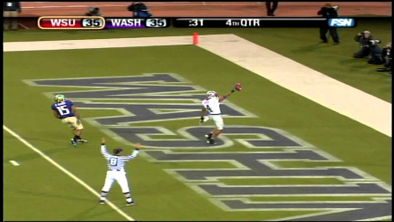 Apple Cup 2007: Brandon Gibson Game Winning Touchdown