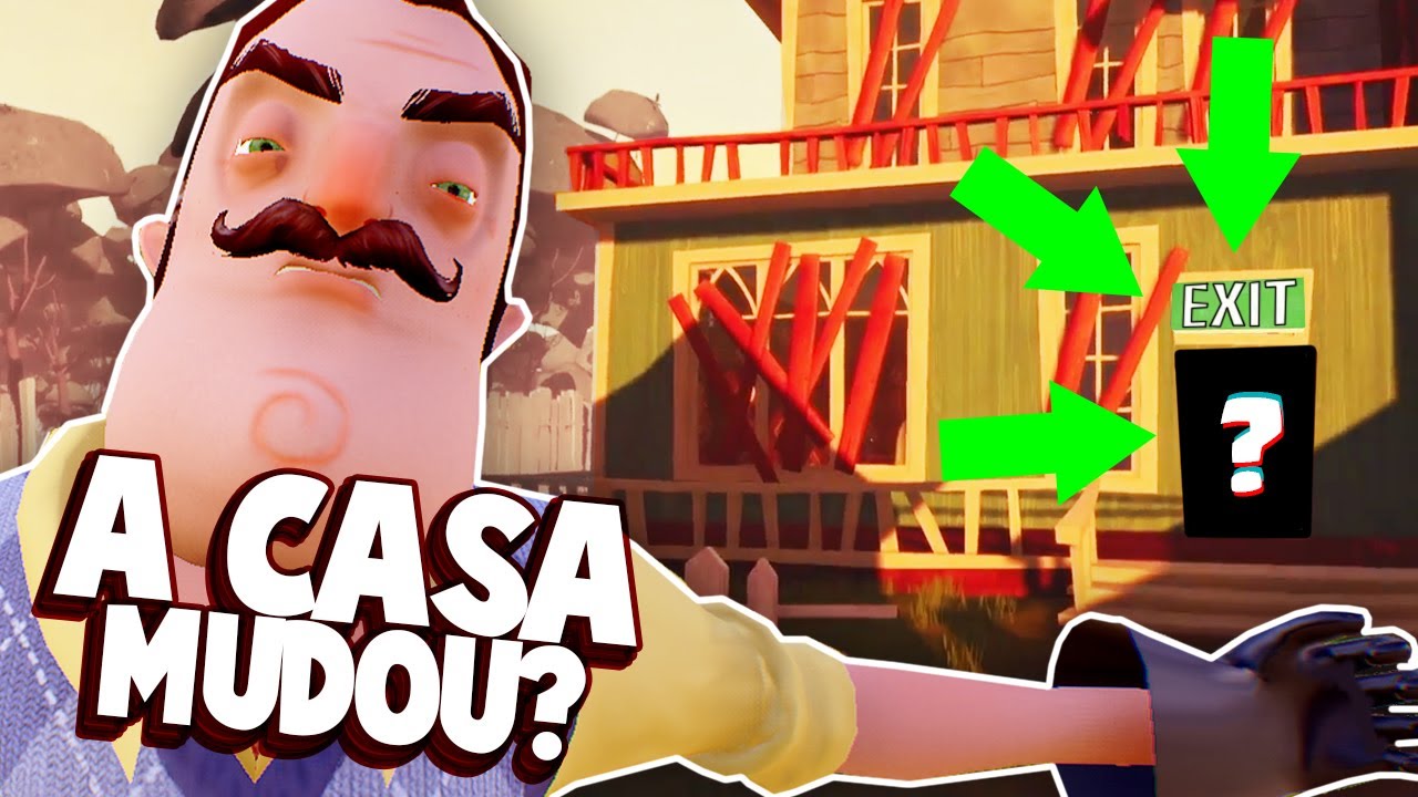 A NOVA CASA DO VIZINHO MUDOU!!! DE NOVO?! Mais Segredos? | Hello Neighbor (Especial)