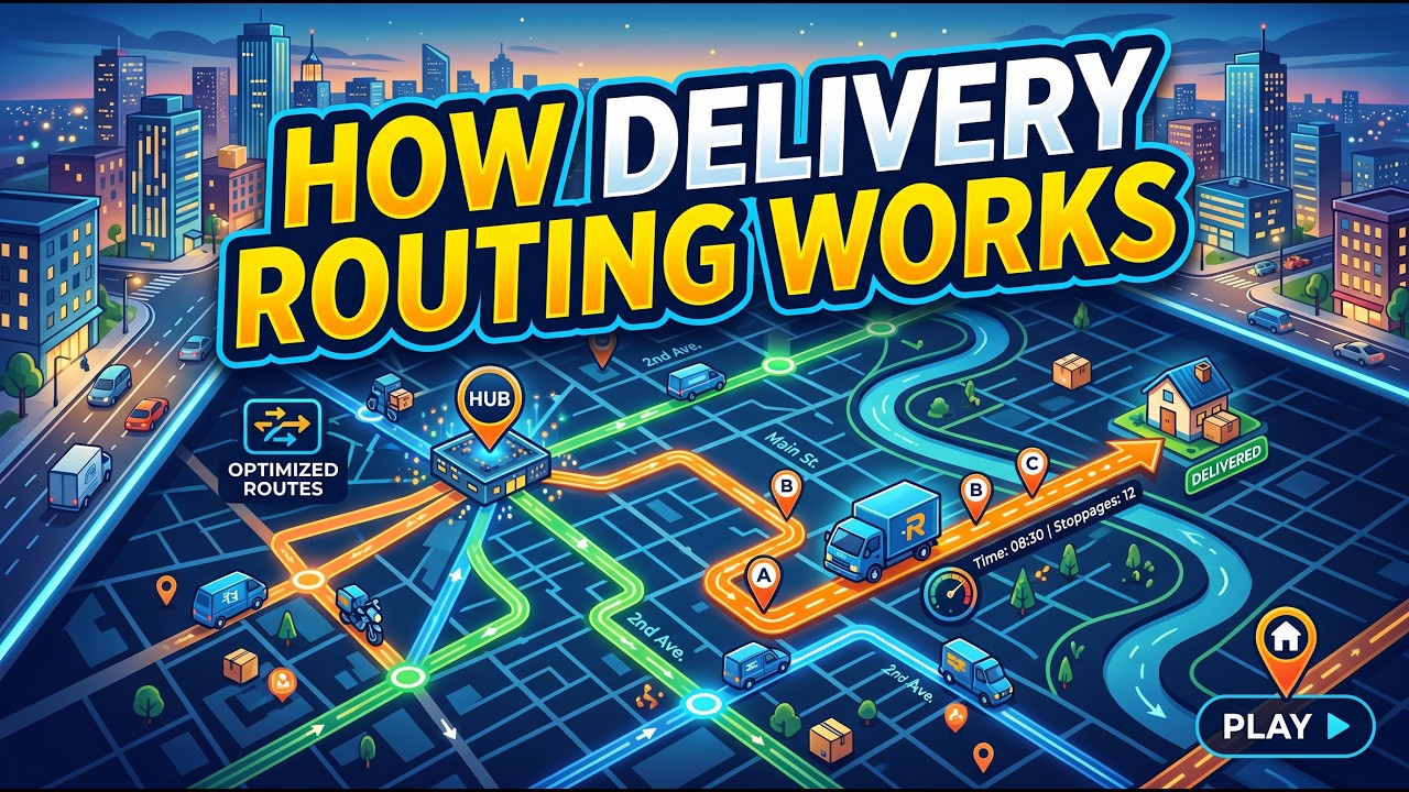 How Delivery Routing Works &ndash; Why Your Package Does Not Take the Obvious Route.