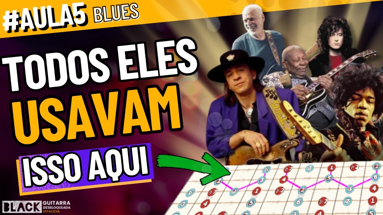 O Primeiro Passo para ENTENDER e IMPROVISAR no BLUES (Feeling RAIZ) | Aula 5 - Curso Gratuito