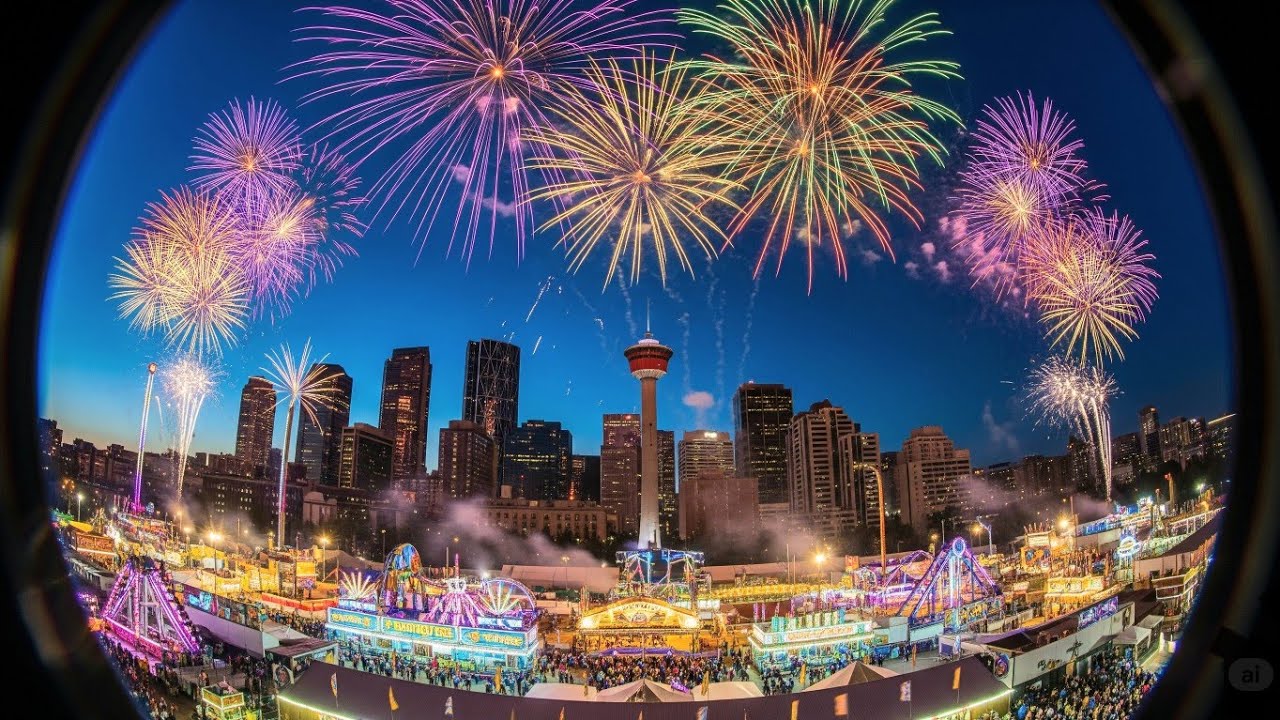 Calgary Stampede 2025 Rides 4K Walking Tour, Food, Million Dollar Lottery House, Things to Do & See!