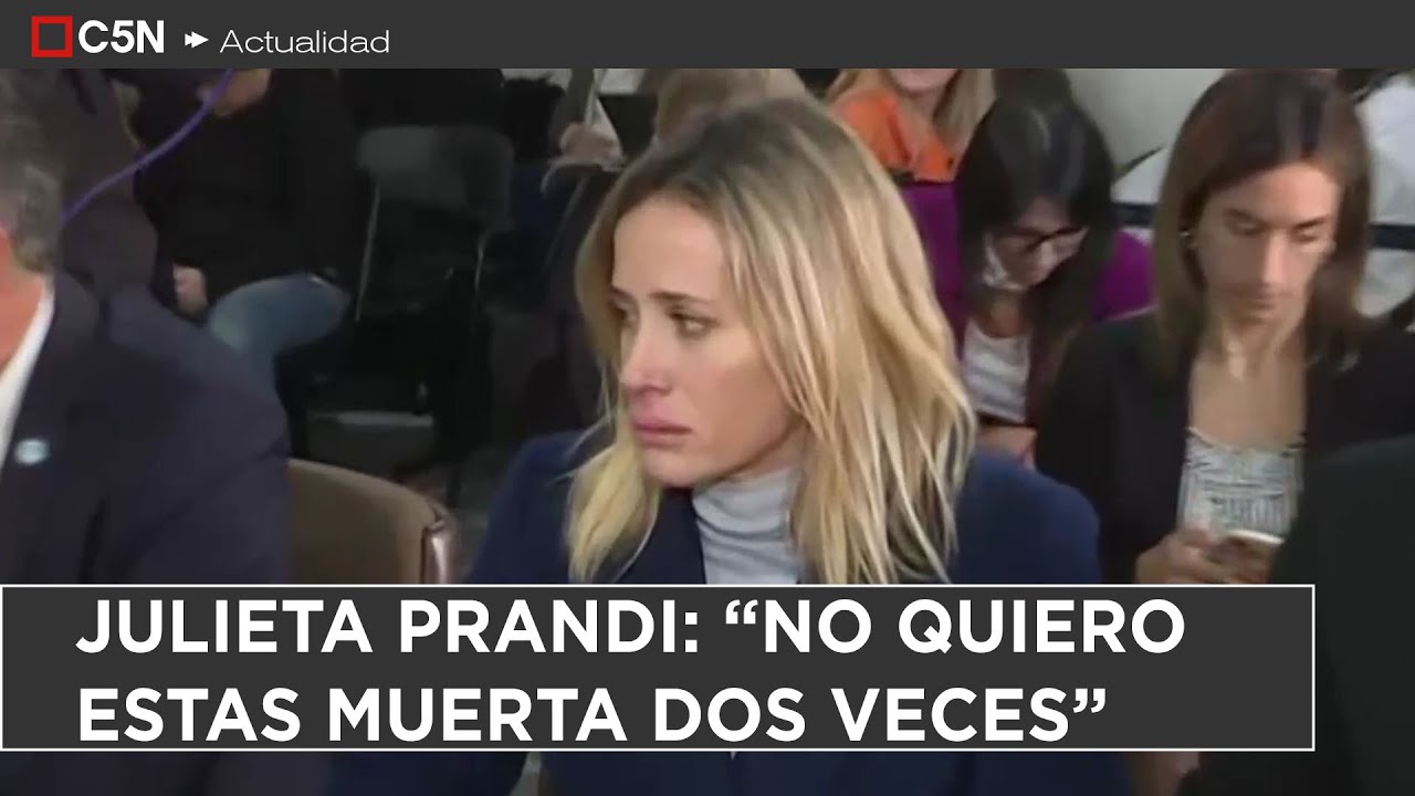 El DESGARRADOR testimonio de JULIETA PRANDI ante la JUSTICIA