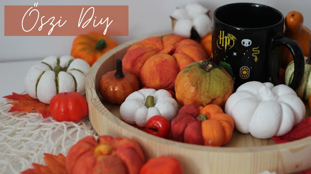DIY | Őszi sógyurma tököcskék