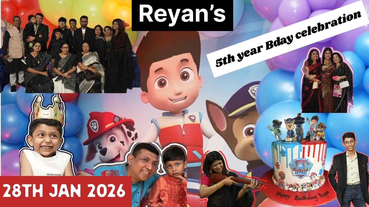 Reyan’s 5 years birthday celebration #kids #birthdaycelebration 
