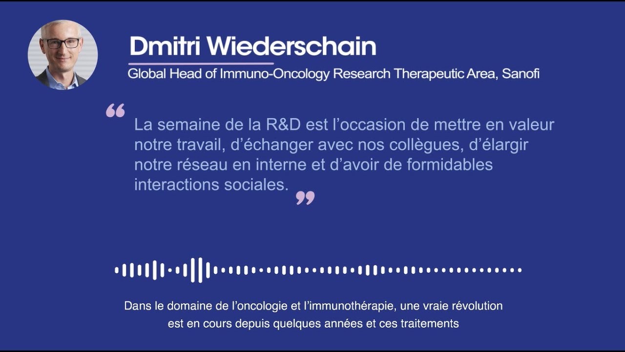 Interview avec Dmitri Wiederschain pendant la semaine de la R&D