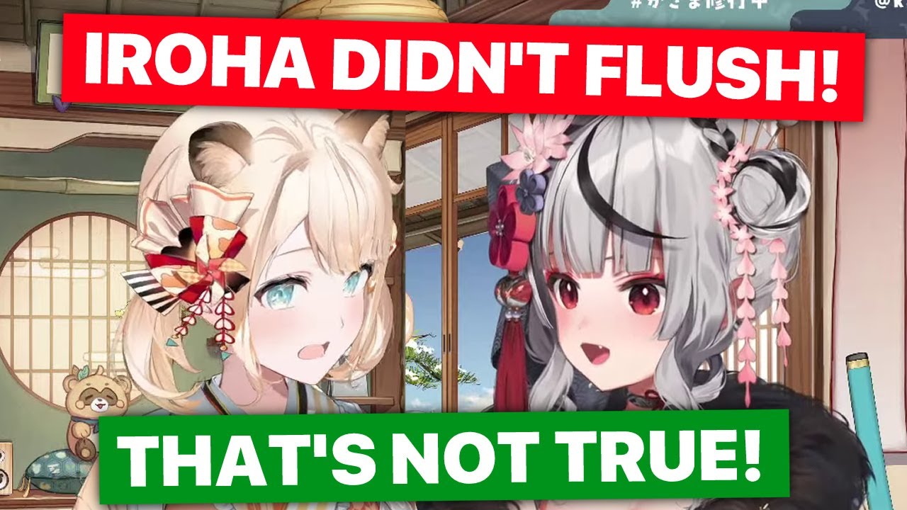 Chloe Too Excited Going Into Iroha's Bathroom (Sakamata Chloe & Kazama Iroha / Hololive) [Eng Subs]