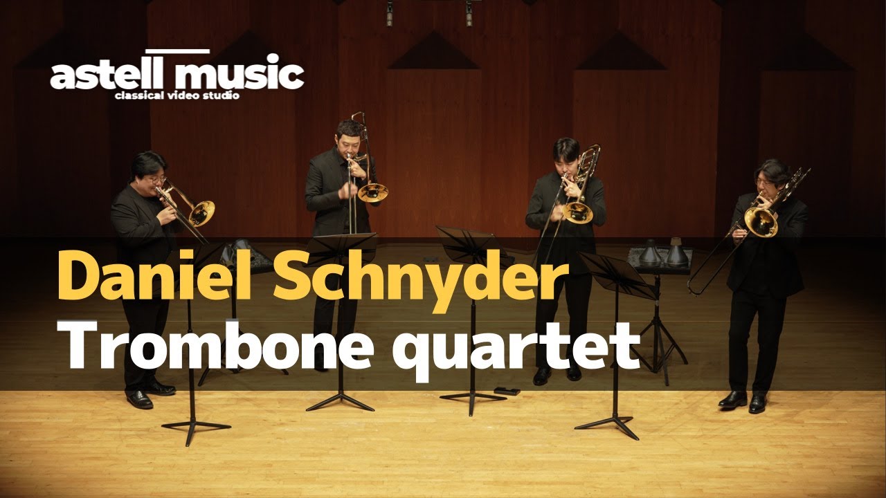 [8K] Daniel Schnyder / Trombone quartet | Foursaune Trombone Quartet