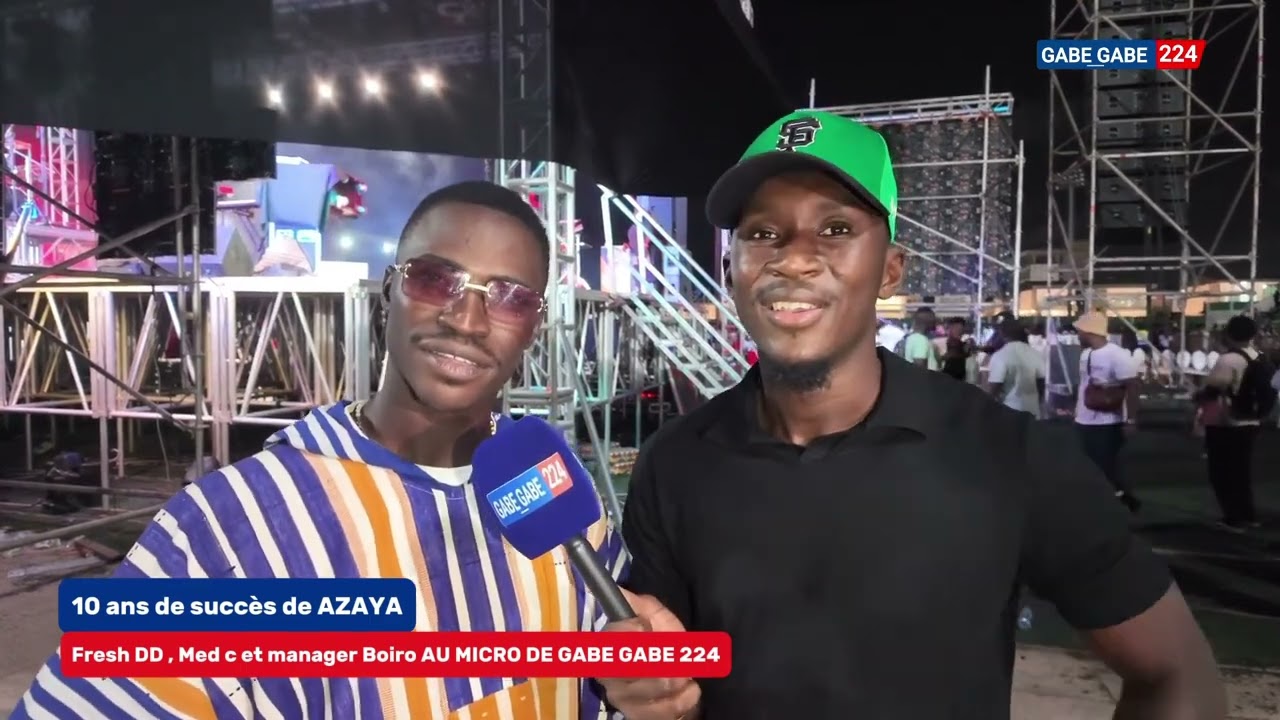 Le célèbre animateur FRESH DD & l’artiste MED C au micro 🎤 de Gabe Gabe 224 👇🏻👇🏻👇🏻