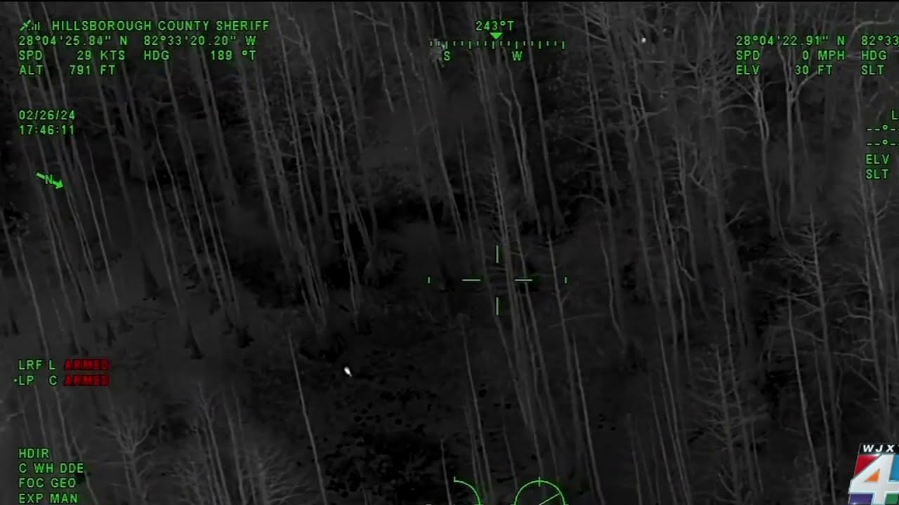 Thermal imaging cameras helps locate missing 5-year-old girl in Hillsborough County swamp