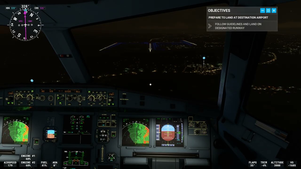 Night Landing at KLIA