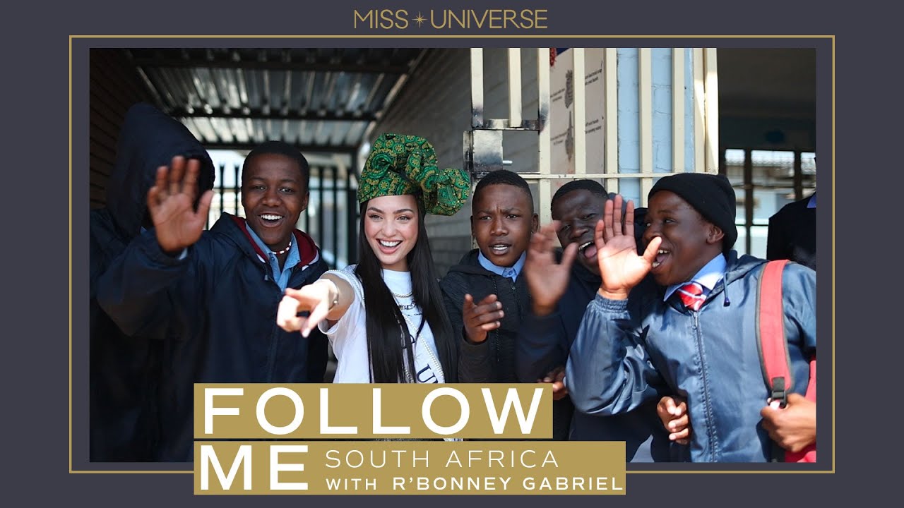 FOLLOW ME | Follow R'Bonney Gabriel to South Africa! | Miss Universe