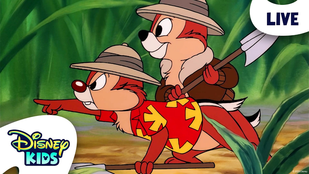 🔴 LIVE! Chip 'n Dale's Rescue Rangers 🐿️✨| Full Episodes | @disneykids