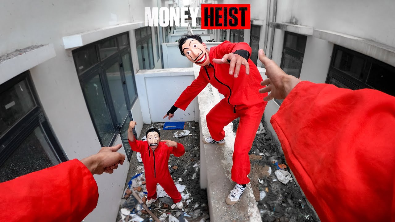 EPIC PRANK ON MY FRIEND MONEY HEIST 1.1 (Epic Parkour Chase POV)