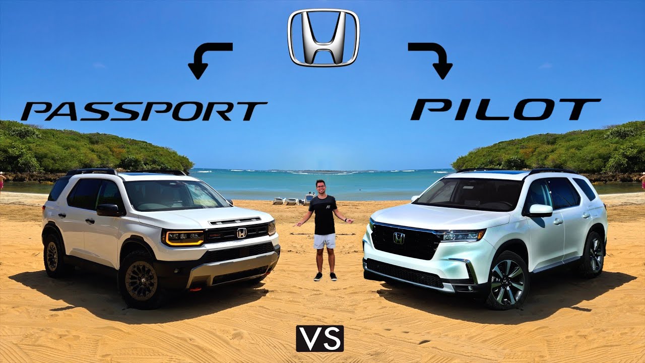 SHOWDOWN! -- 2026 Honda Passport TrailSport Elite vs. 2025 Honda Pilot Elite: Comparison