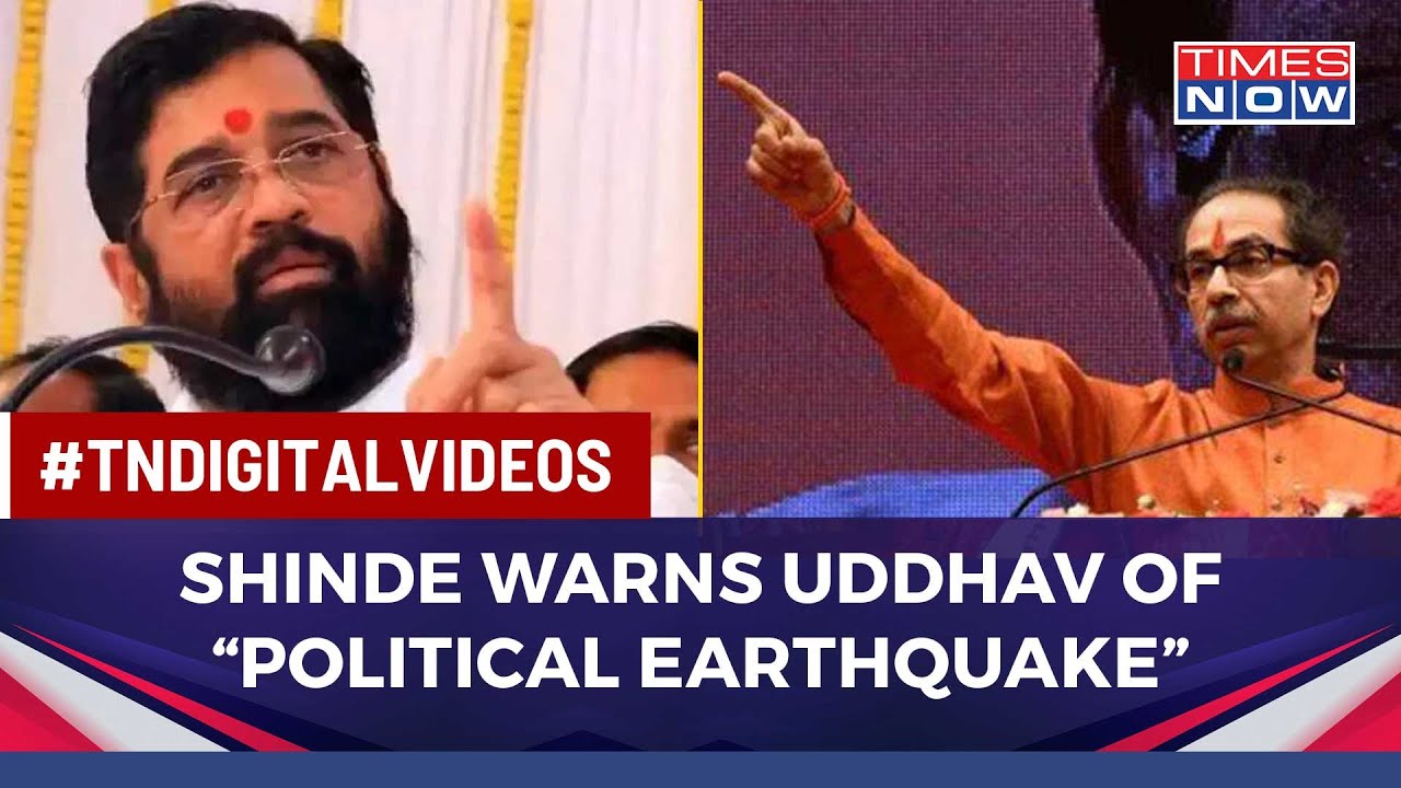 Warning Uddhav Of &ldquo;Political Earthquake&rdquo;, Shinde Promises To Make Revelations About His Idol&rsquo;s Death