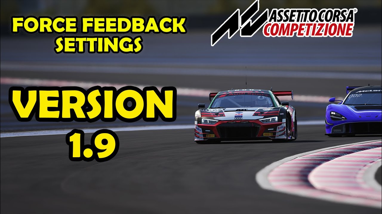 Assetto Corsa Competizione V1.9 Force Feedback Settings