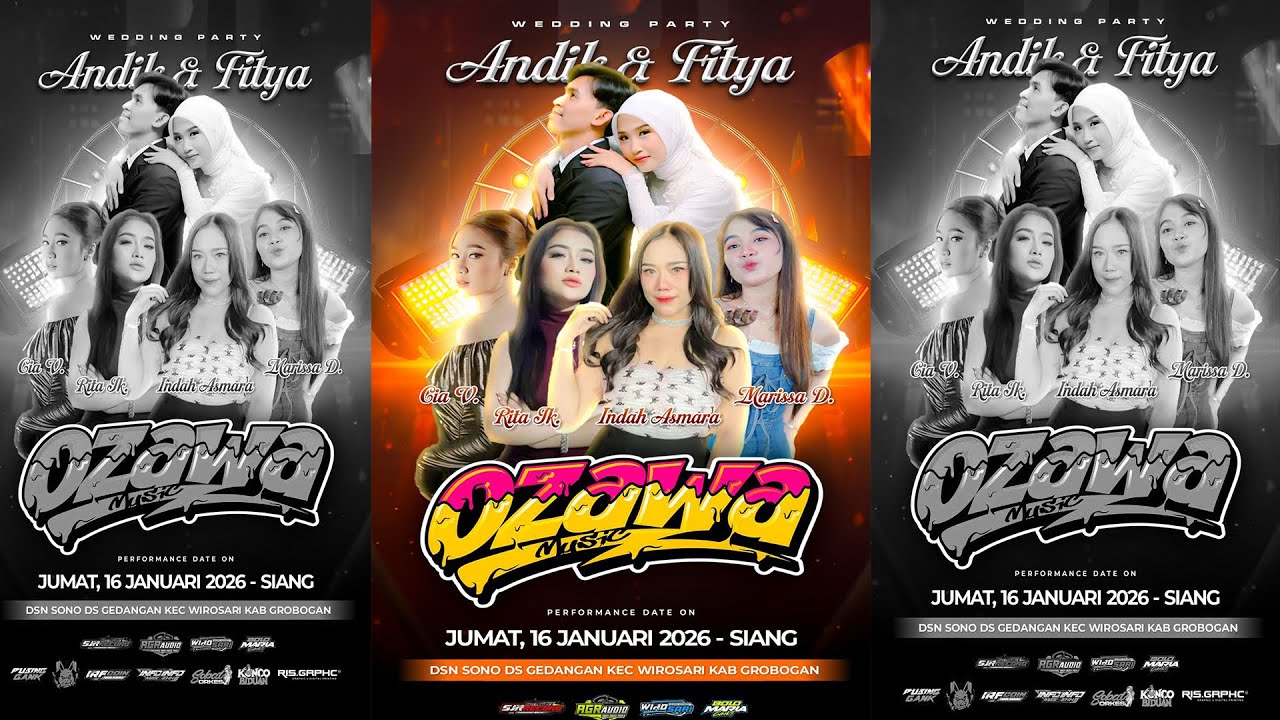 🔴LIVE STREAMING || OZAWA MUSIC NYESS | WEDING PARTY | AGR PRO AUDIO - SJR HD LIVE BABAR TERBARU