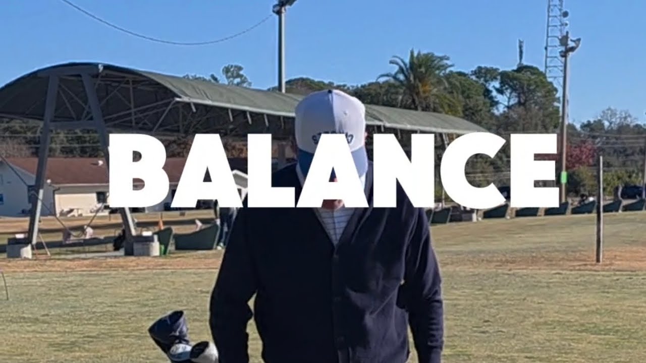 Customizing a setup for a student's individual issue with balance and timing. #golf 