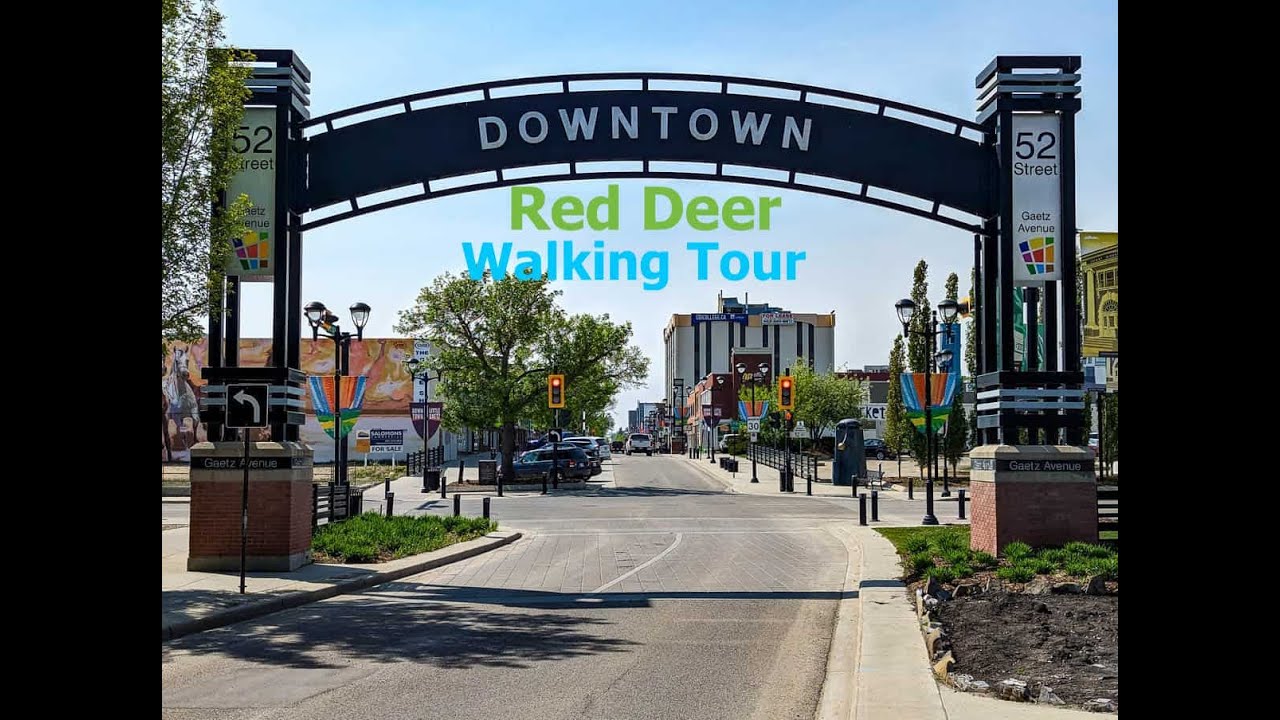 RED DEER Downtown Walking Tour - ALBERTA #reddeer #reddeeralberta #walkingtour #downtown #canada