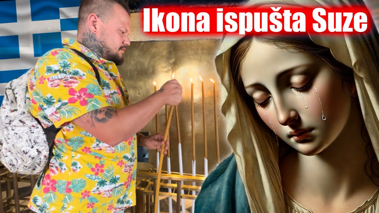 TINOS 🇬🇷 Presveta Ikona plače 😱 Kako je OVO moguće? ⛪️ PANAGIA EVANGELISTRIA