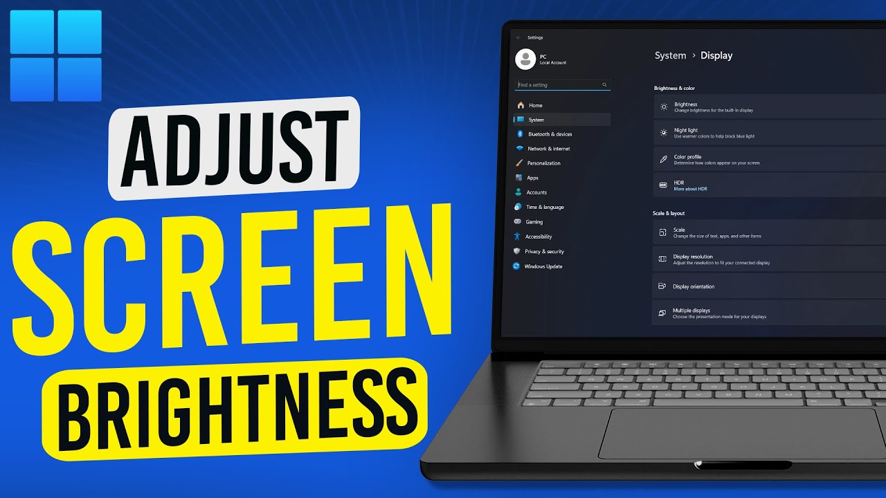 How To Adjust Screen Brightness In Windows 11