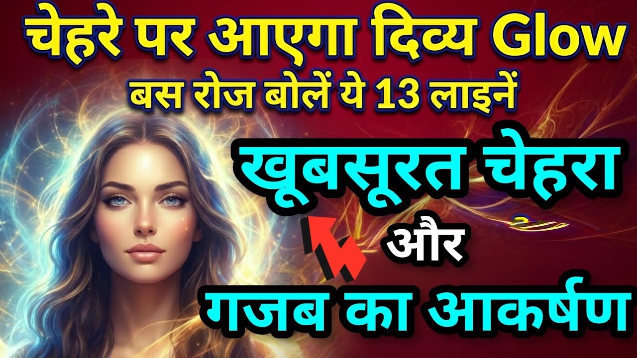 खूबसूरत चेहरा और गजब का आकर्षण: सिर्फ 13 लाइनें || law of attraction motivation