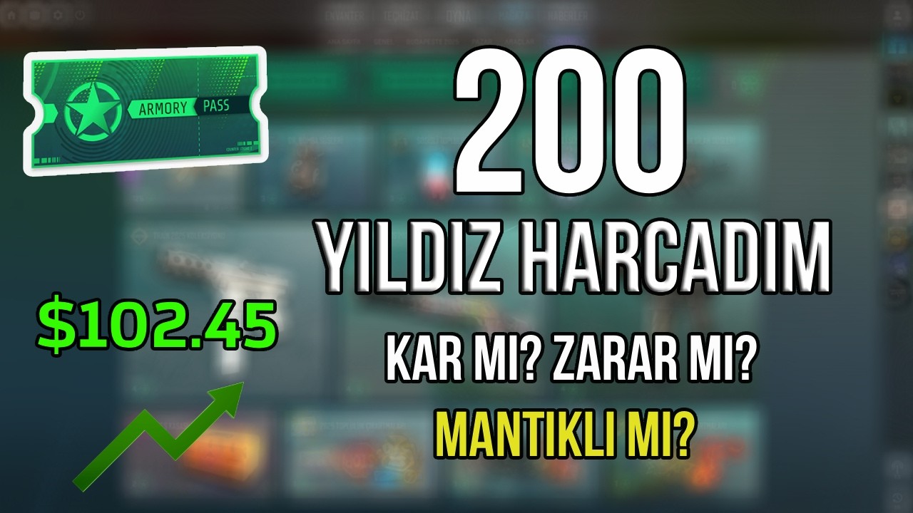 CS2 Armory’de 200 Yıldız Açtım! Kâr mı Zarar mı? (Çekiliş Var)