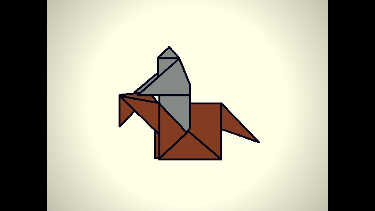 Origami Knight on Horse (Ladislav Kaňka)