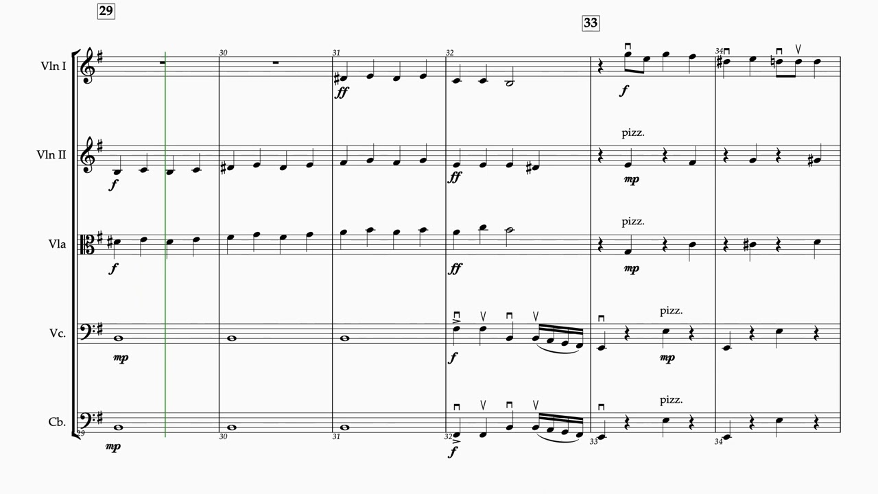 Dance of the Sugar Plum Fairy - score