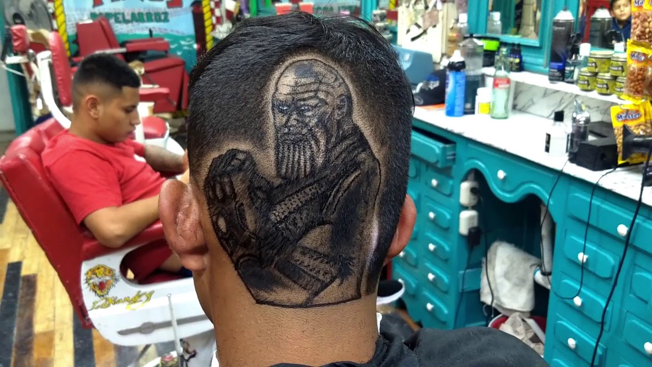 Como hacer un corte de cabello arte del rapado Thanos Happy Boys Cut