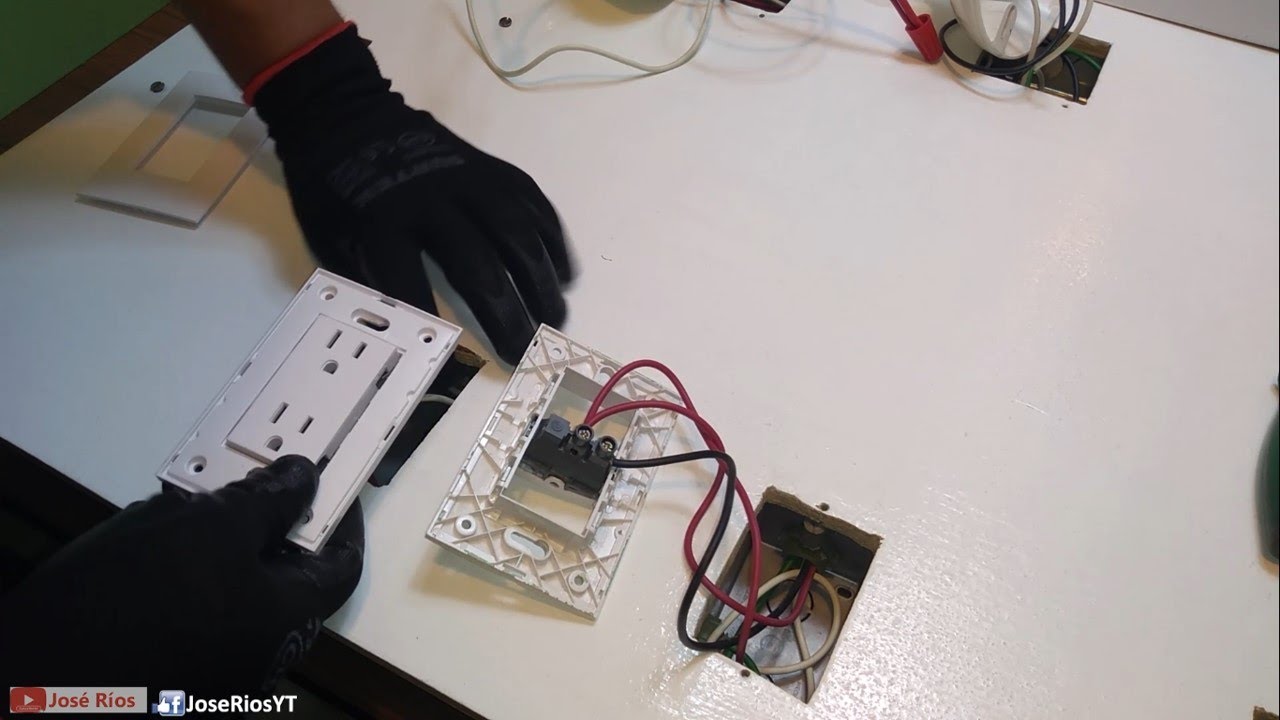 Como alimentar un tomacorriente desde un interruptor sencillo.