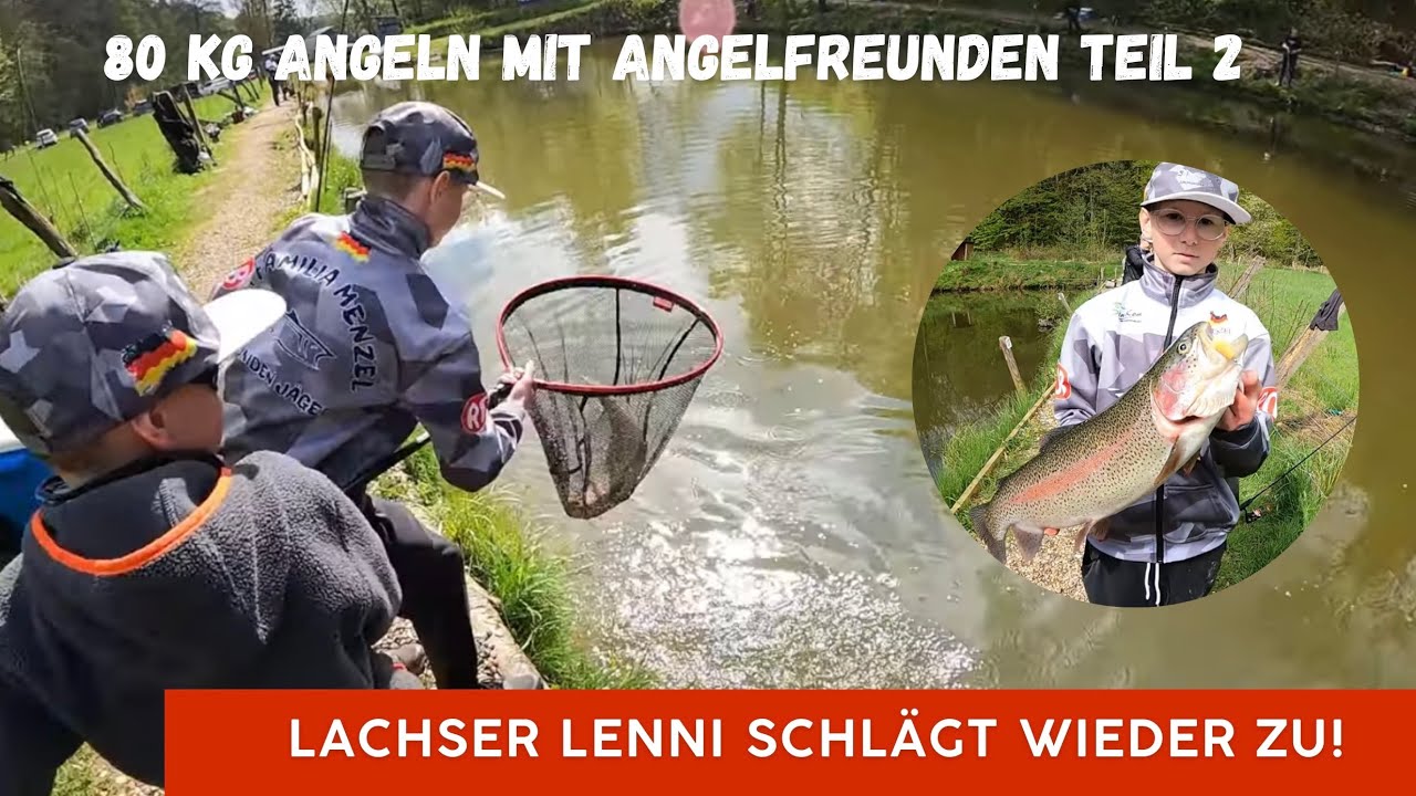 Der Besatz ist wieder raus - 80 kg Fischbesatz, es hat gescheppert! Teil 2
