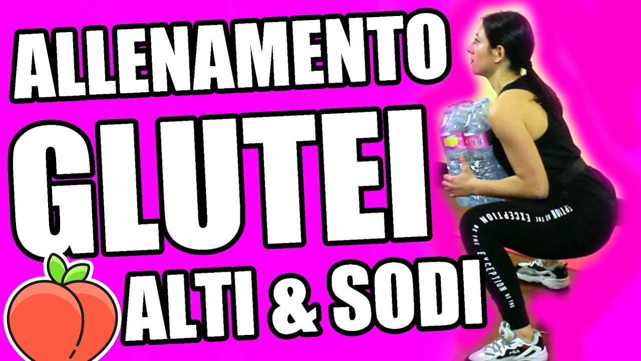 ALLENAMENTO GLUTEI ALTI E SODI! | Circuito con sovraccarico da fare a casa senza pesi con squat