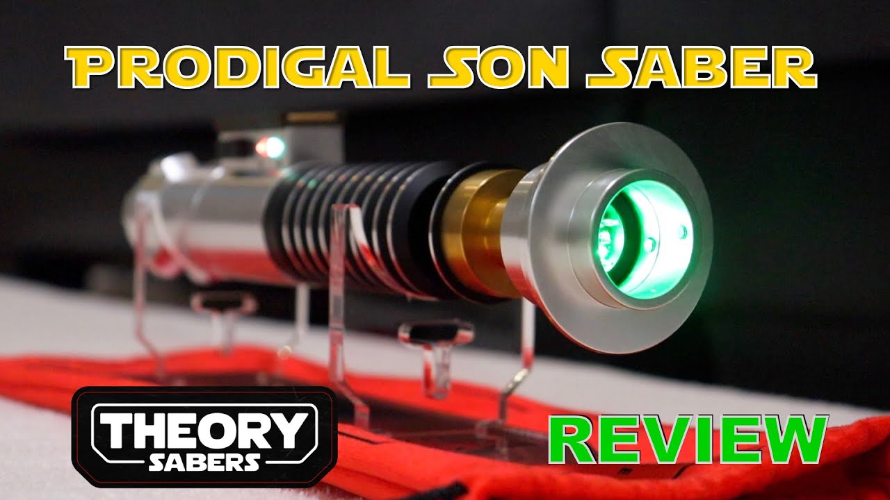 MIND BLOWN! Unboxing and Reviewing The Prodigal Son ROTJ Lightsaber from Theory Sabers