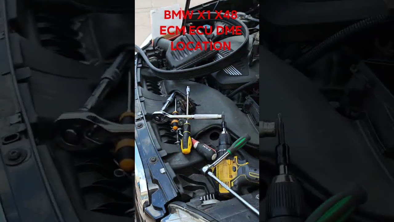 BMW X1 X48 ECM ECU DME Location Diesel 
